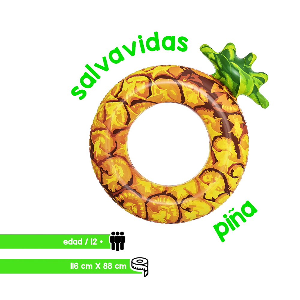 Foto 2 | Salvavidas Bestway 36121-AMA color Amarillo - Piña