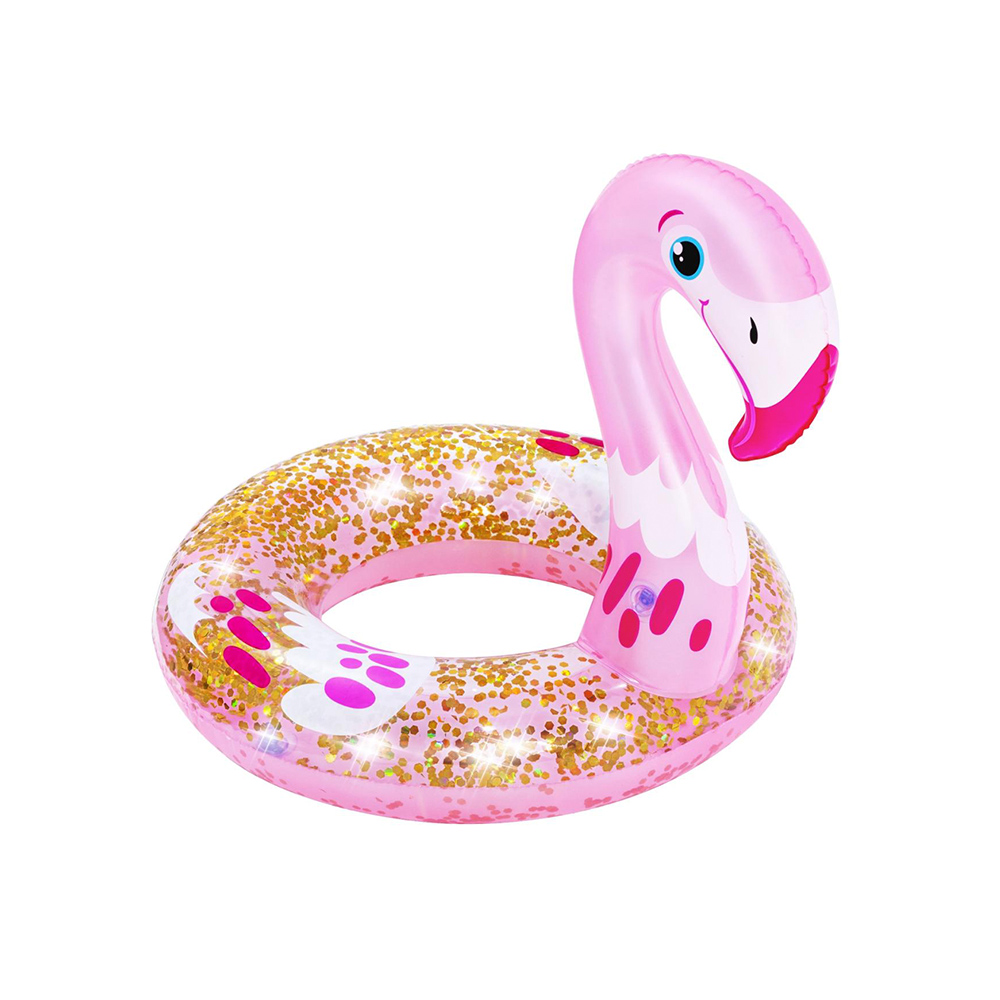 Foto 2 pulgar | Salvavidas Infantil Beswtay Flamingo con Brillos