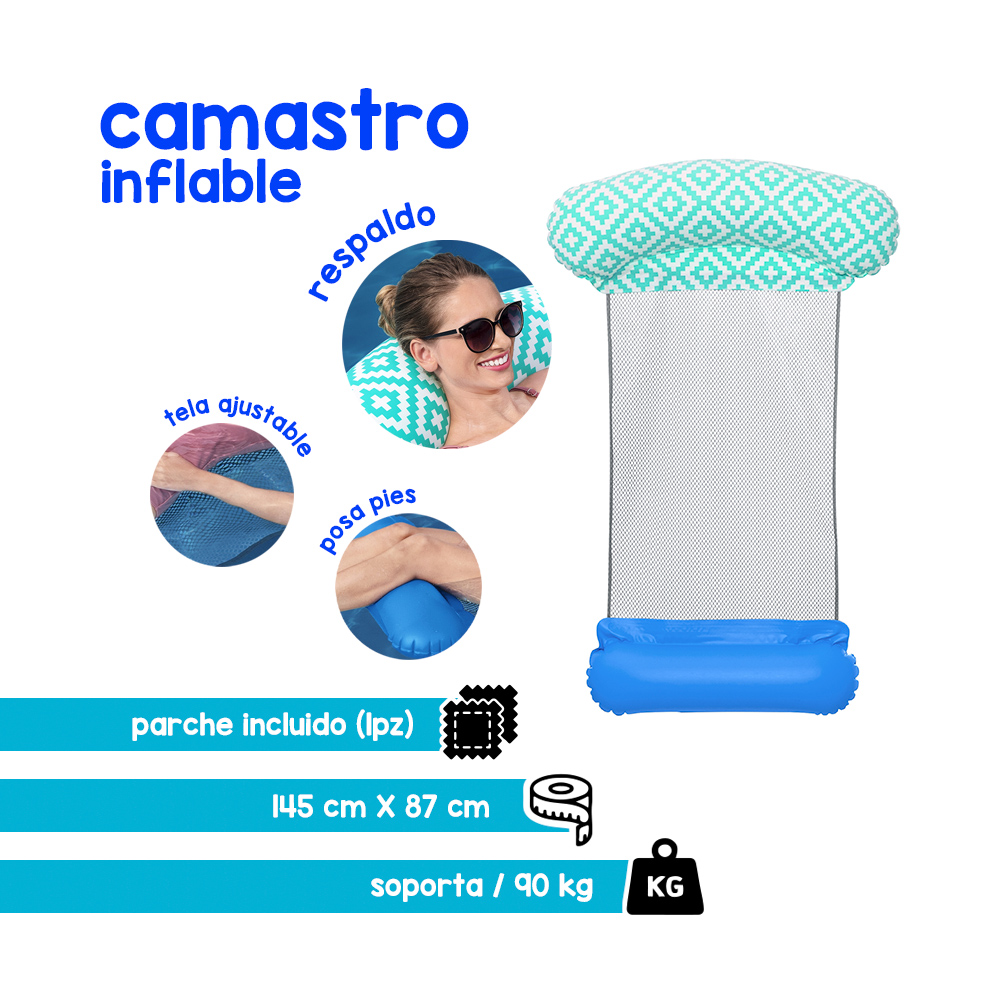 Foto 2 | Camastro Inflable Bestway 43555 color Azul - Grecas