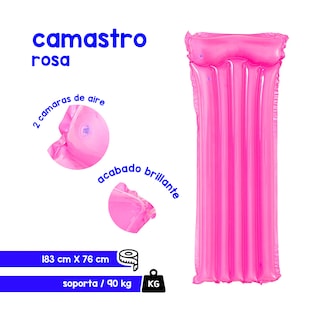 Foto 2 | Flotador Inflable tipo Cama Bestway color Rosa