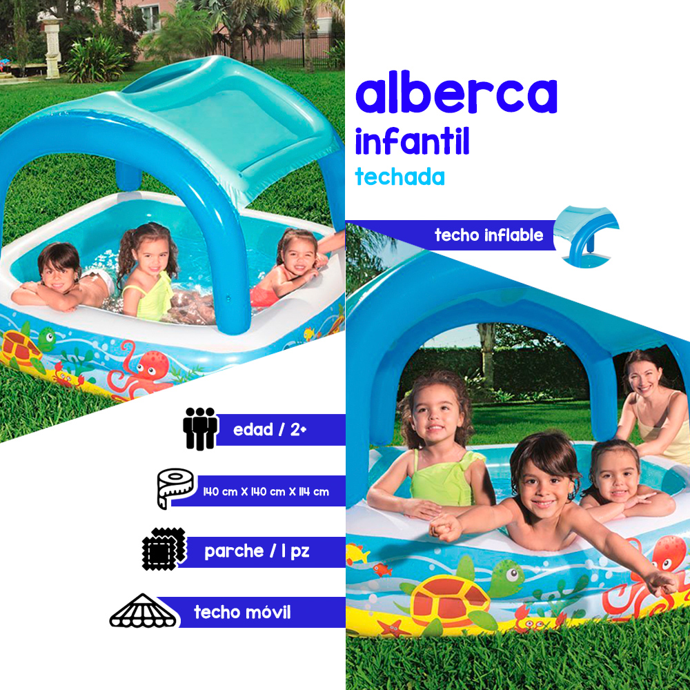 Foto 3 pulgar | Alberca Inflable Bestway 52192 con Techo