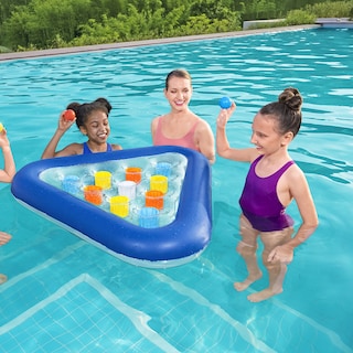 Foto 3 | Tiro De Ping Pong Inflable Para Alberca Con Pelotas Plástico Pvc Resistente Bestway