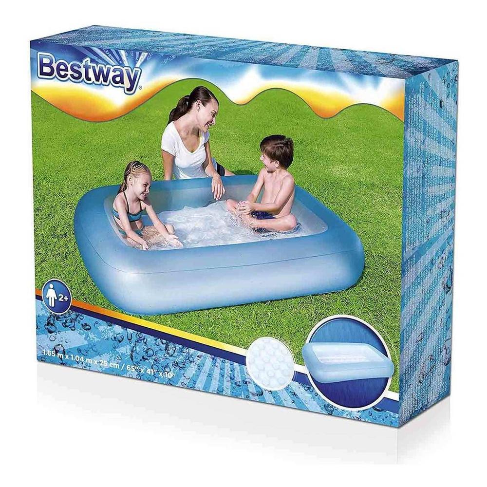 Foto 7 pulgar | Alberca Inflable Infantil Turquesa 102 Lt Plástico Resistente Bestway