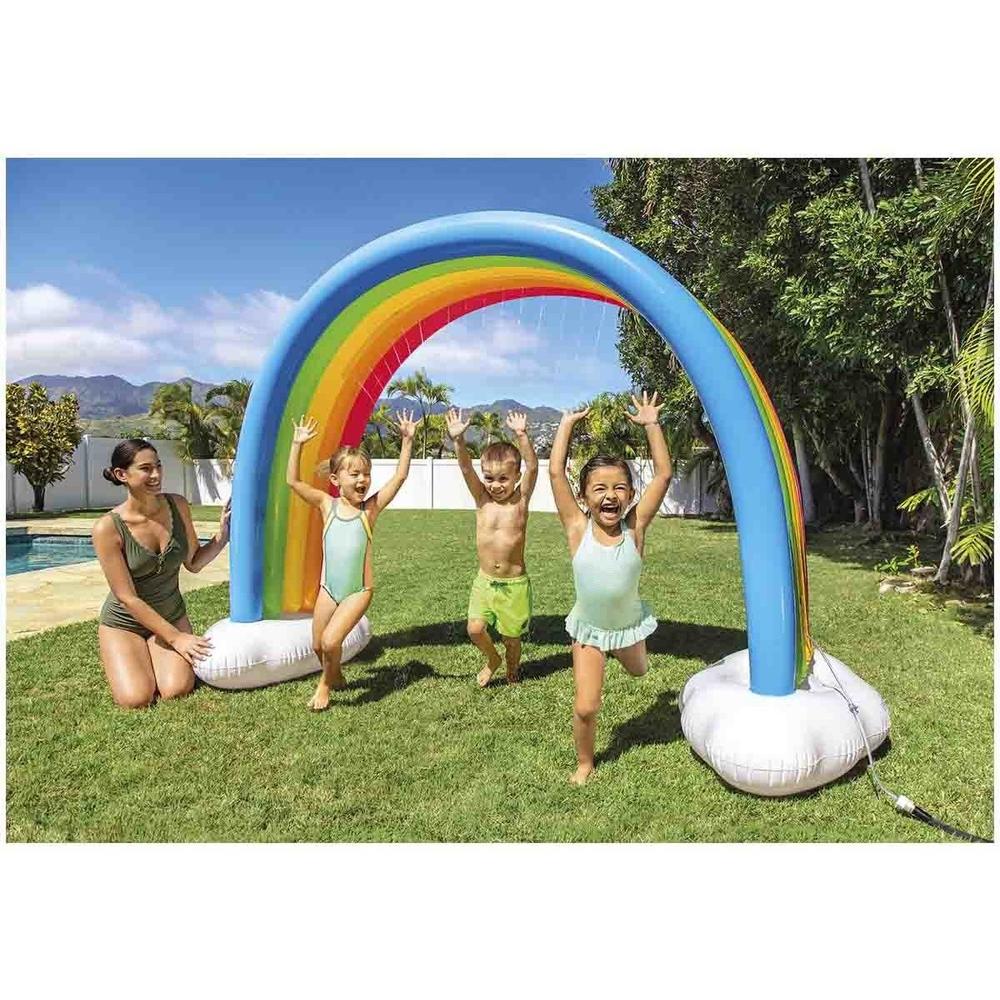 Foto 3 pulgar | Arcoíris Gigante Rociador Juego Acuático Inflable Para Niños Intex