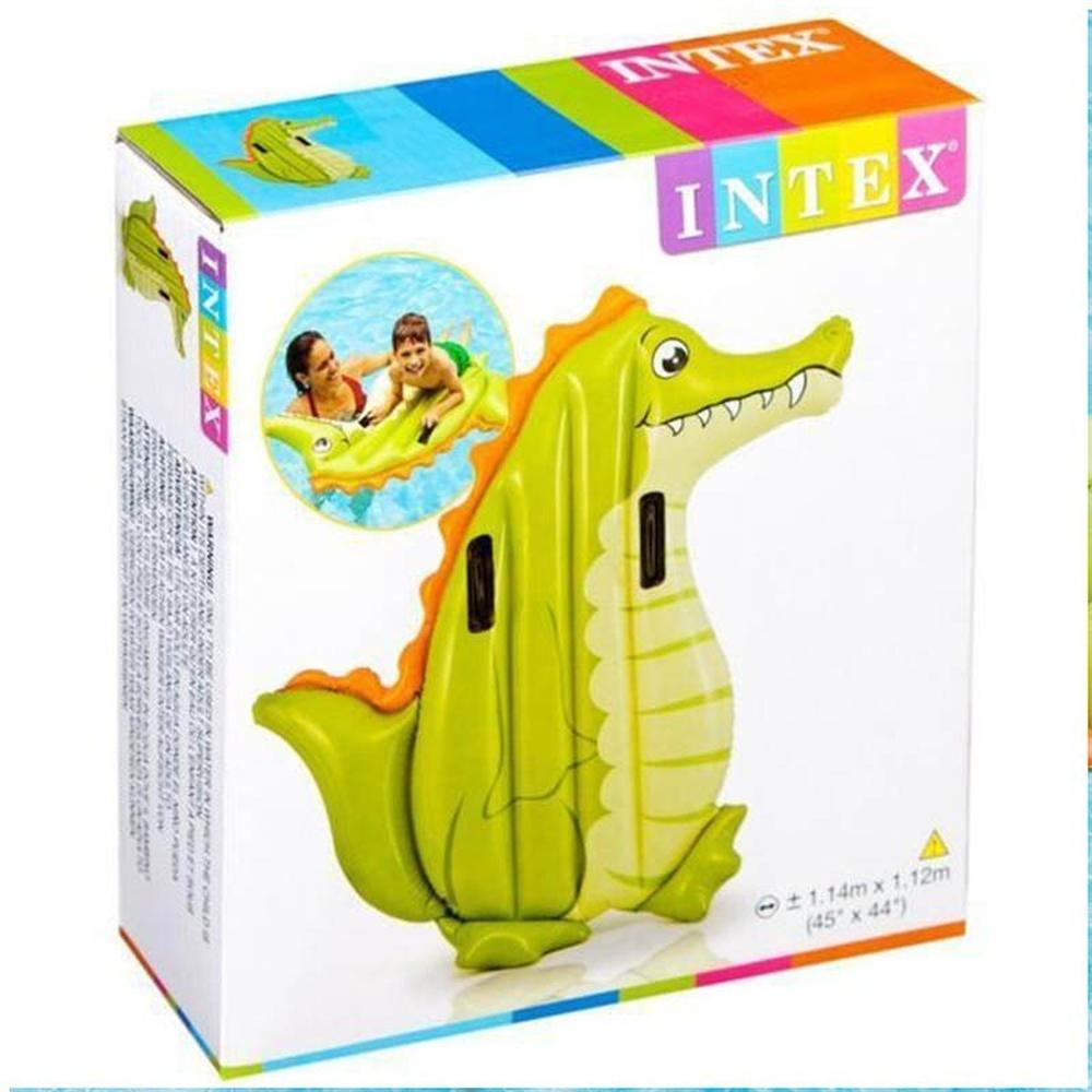 Foto 3 pulgar | Inflable Montable En Forma De Cocodrilo Intex