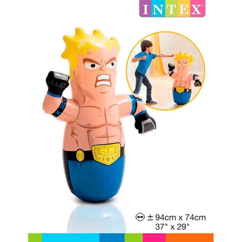 Foto 3 pulgar | Muñeco Inflable Punching Bag Boxeador 91 X 51cm Intex