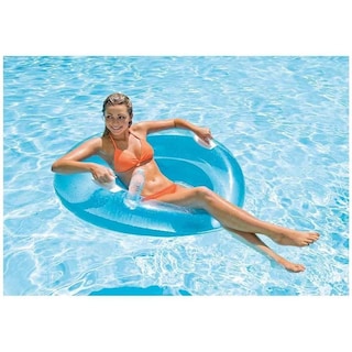 Foto 2 | Asiento Inflable Intex 58883NP color Azul para Alberca