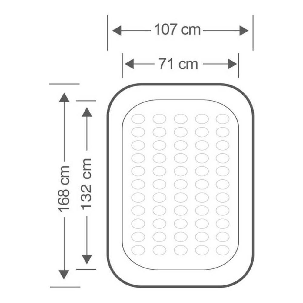 Foto 4 pulgar | Colchón Inflable para Viaje Intex color Blanco incluye Funda y  Bomba