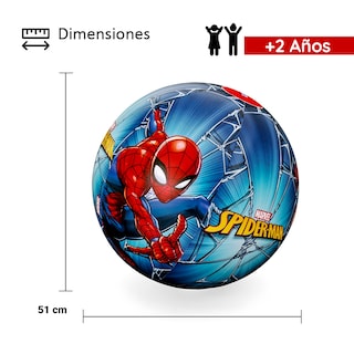 Foto 2 | Pelota De Playa Inflable De Spider Man Disney Plástico Resistente