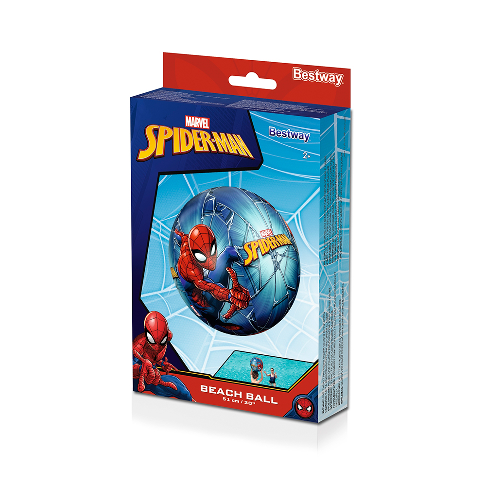Foto 5 pulgar | Pelota De Playa Inflable De Spider Man Disney Plástico Resistente