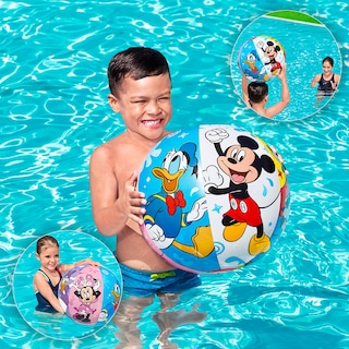 Foto 4 | Pelota de Playa Inflable Mickey Mouse Multicolor Disney 6 piezas