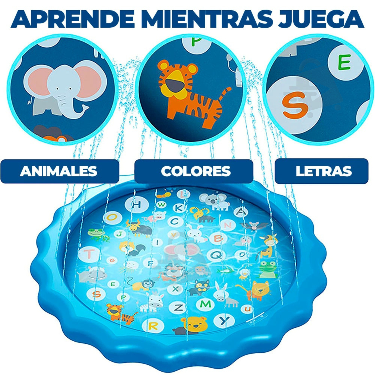 Foto 4 pulgar | Almohadilla Con Aspersores De Agua Infantil