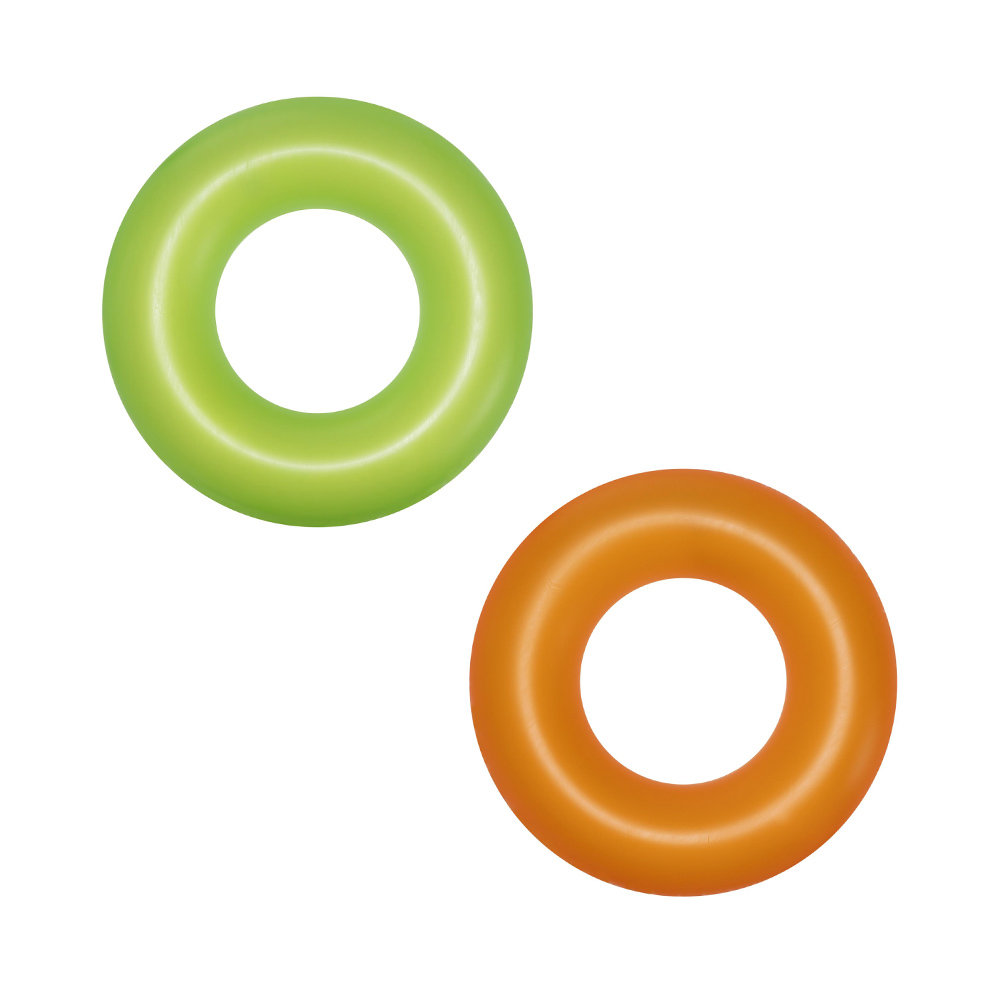Salvavidas Inflable Bestway Color Neón 91 cm 2 Piezas