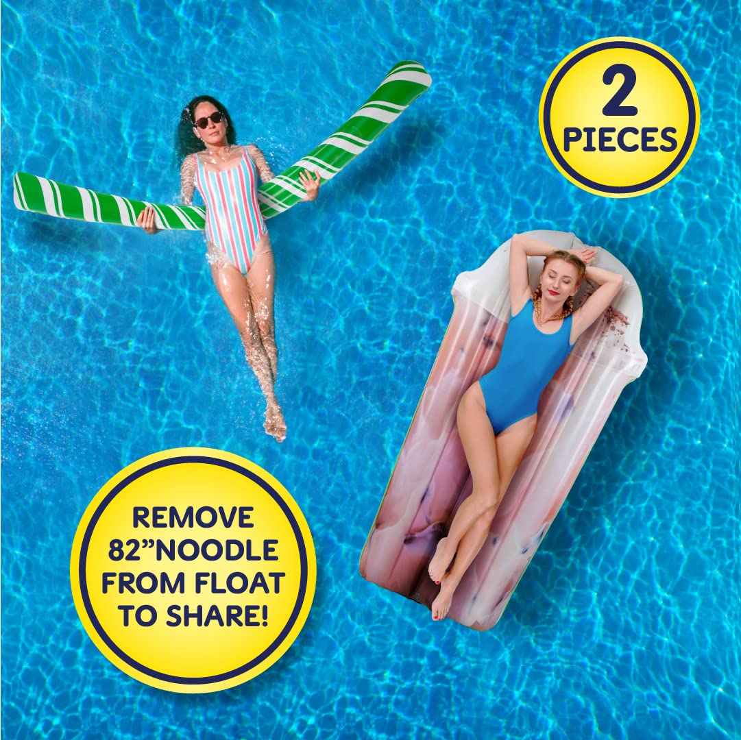 Foto 4 | Pool Float Tube Mighty Mojo Ice Coffee Float And Noodle - Venta Internacional.