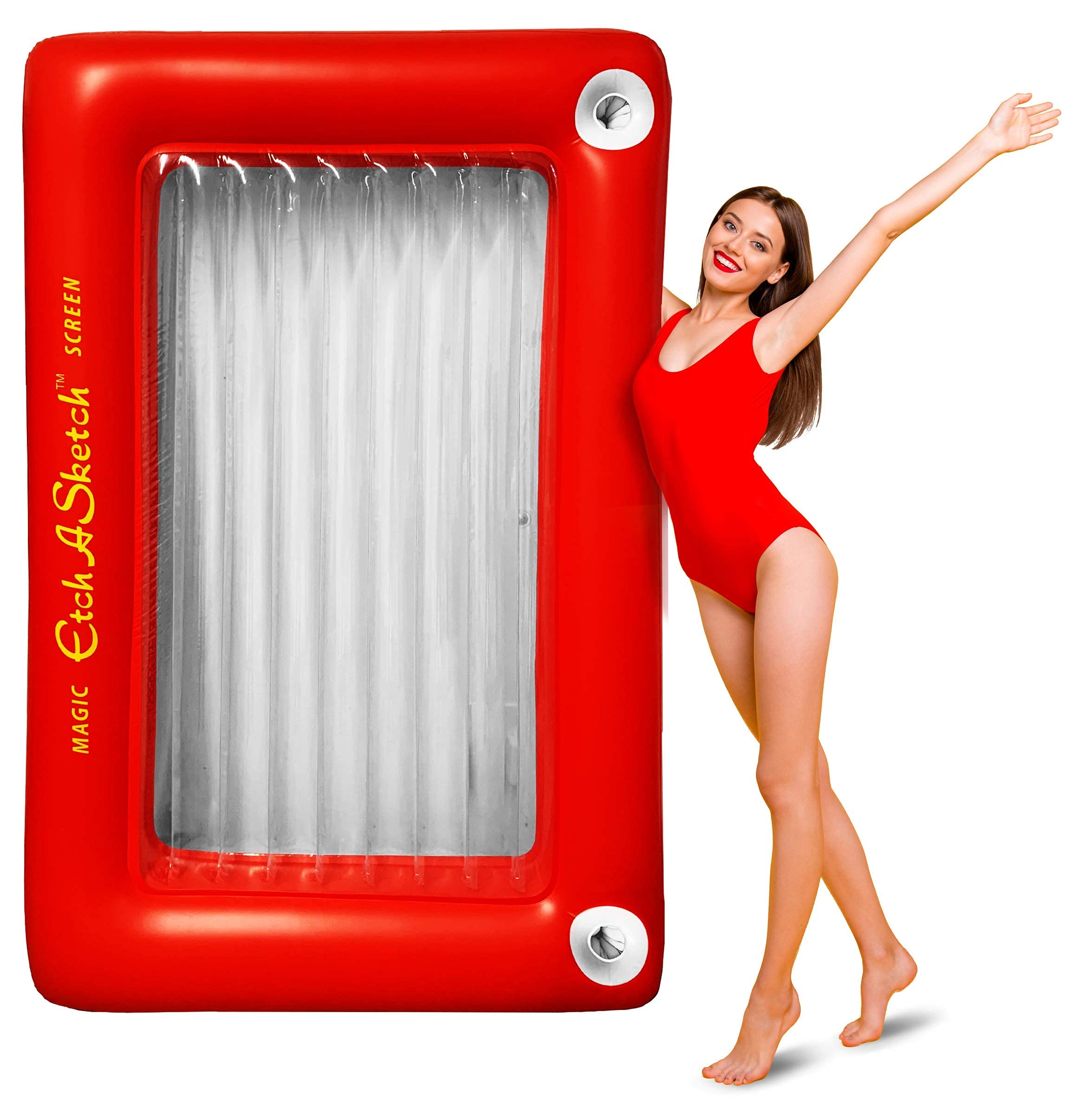 Flotador Inflable Para Piscina Mighty Mojo Etch A Sketch De 6 Pies De Altura - Venta Internacional. $1,275
