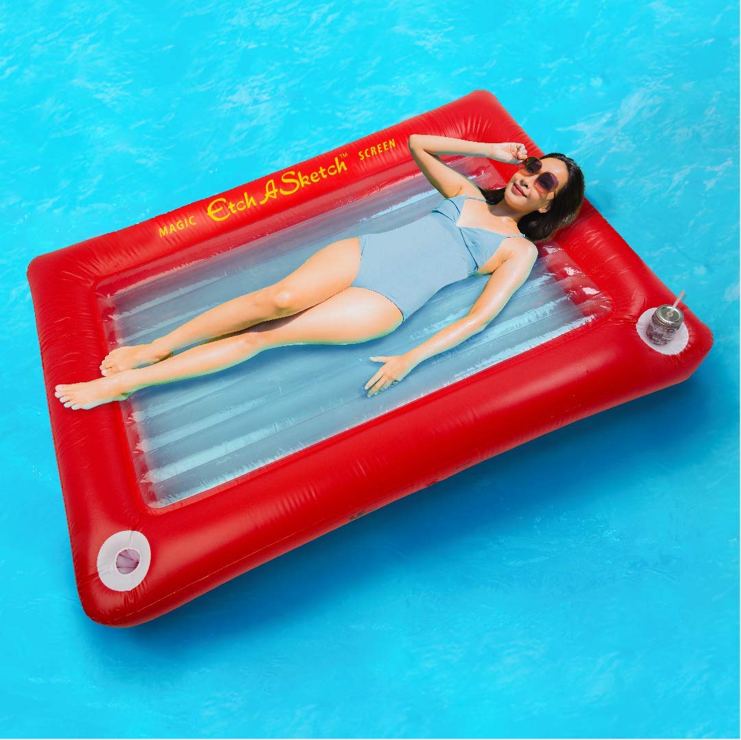 Foto 4 pulgar | Flotador Inflable Para Piscina Mighty Mojo Etch A Sketch De 6 Pies De Altura - Venta Internacional.