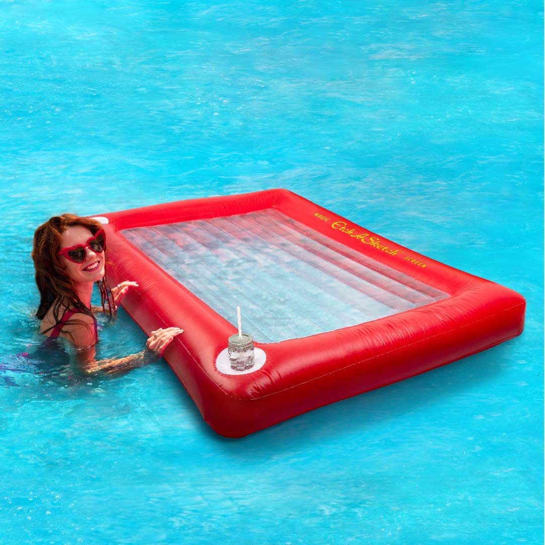 Foto 5 pulgar | Flotador Inflable Para Piscina Mighty Mojo Etch A Sketch De 6 Pies De Altura - Venta Internacional.