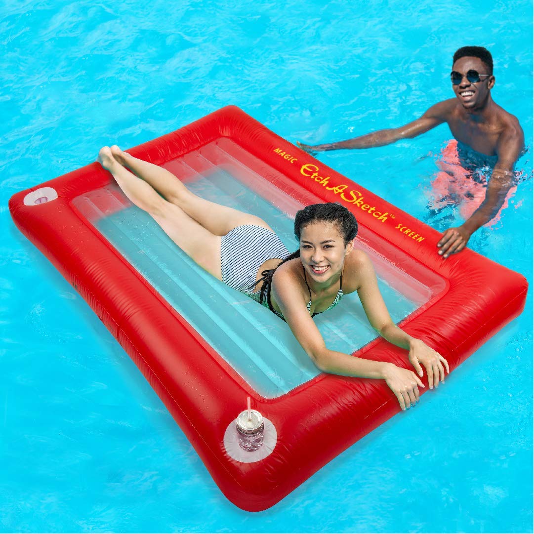 Foto 6 pulgar | Flotador Inflable Para Piscina Mighty Mojo Etch A Sketch De 6 Pies De Altura - Venta Internacional.