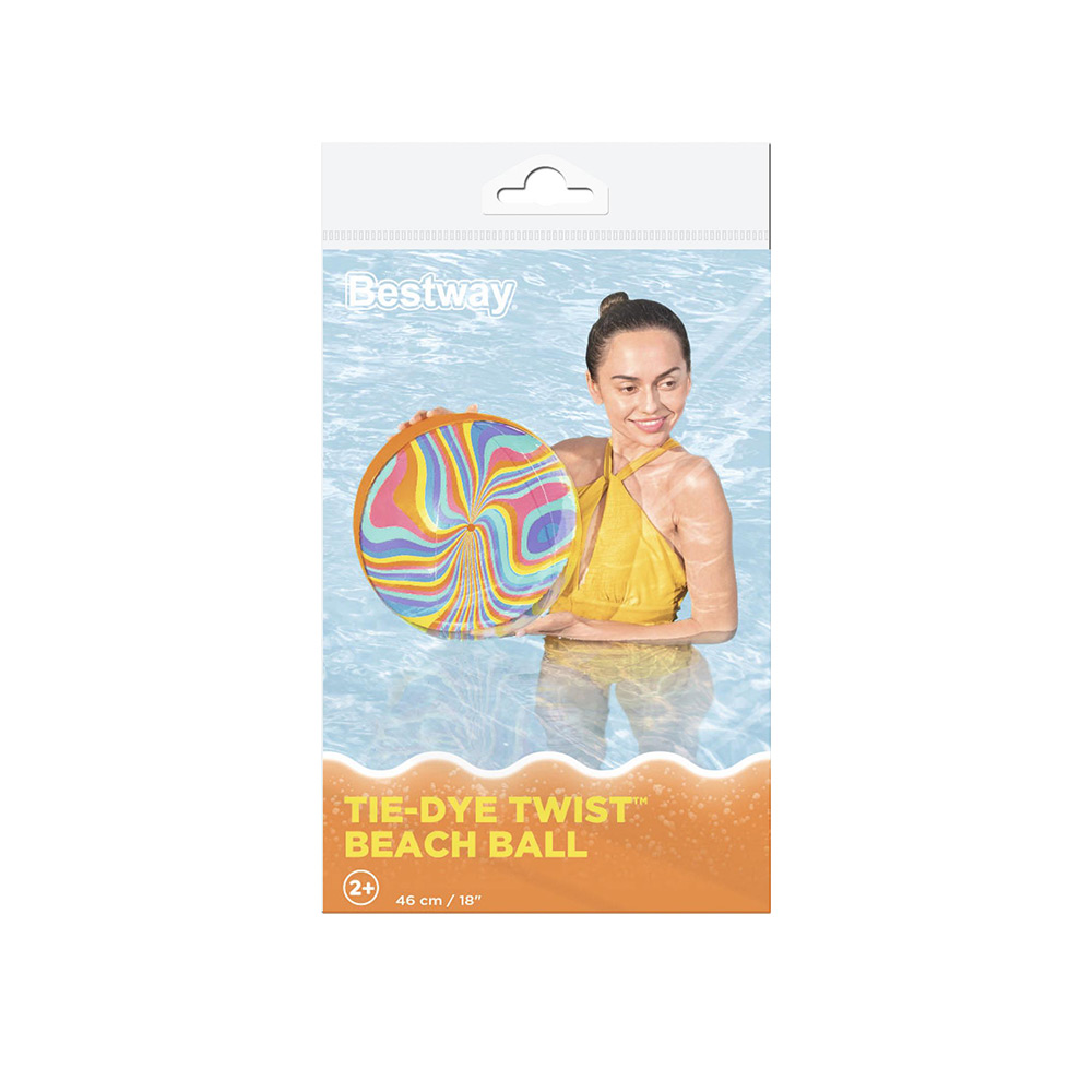 Foto 4 pulgar | Pelota De Playa Inflable Bestway Diseño Tie Dye 46cm