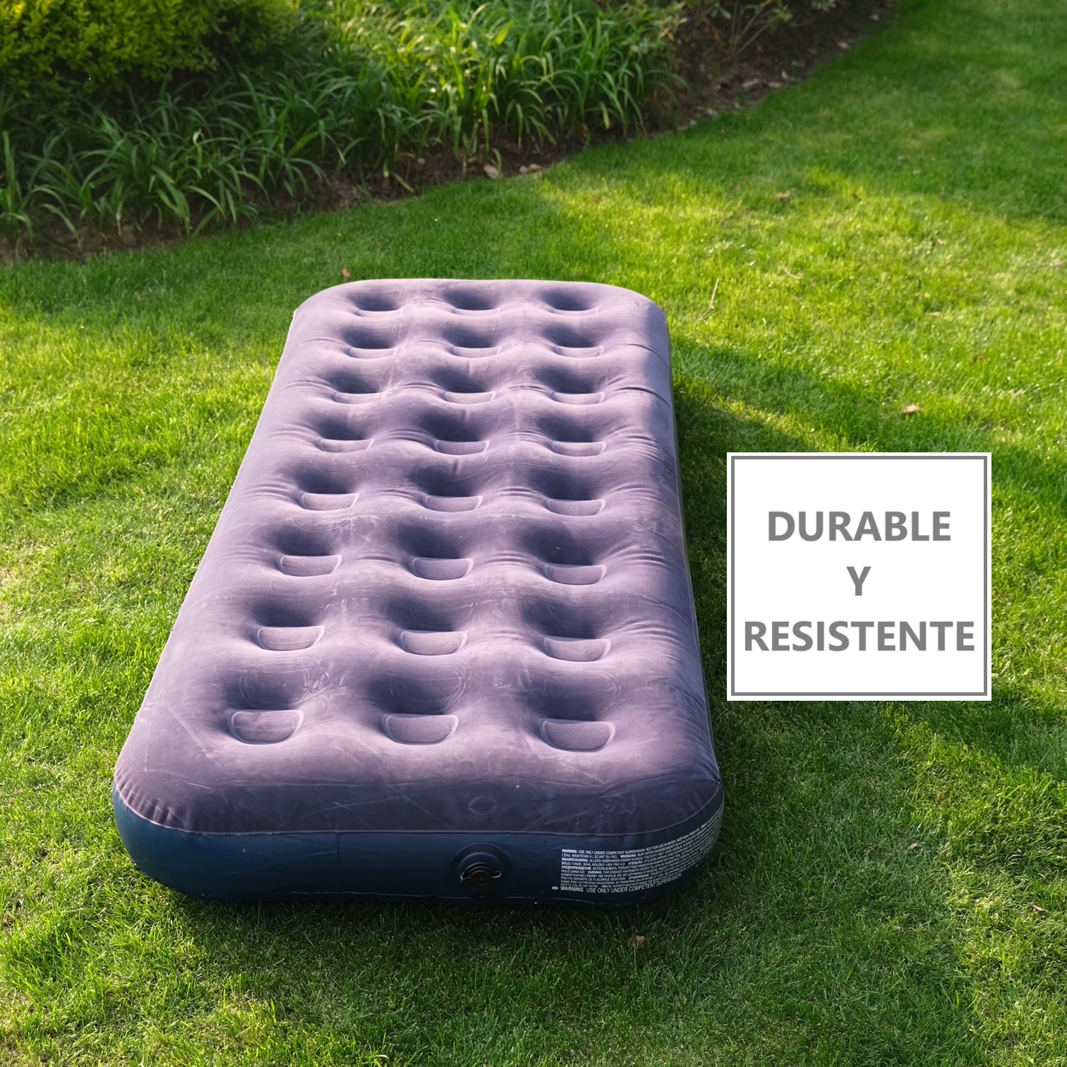 Foto 3 | Colchón Inflable Individual Camping Cama De Aire Portátil