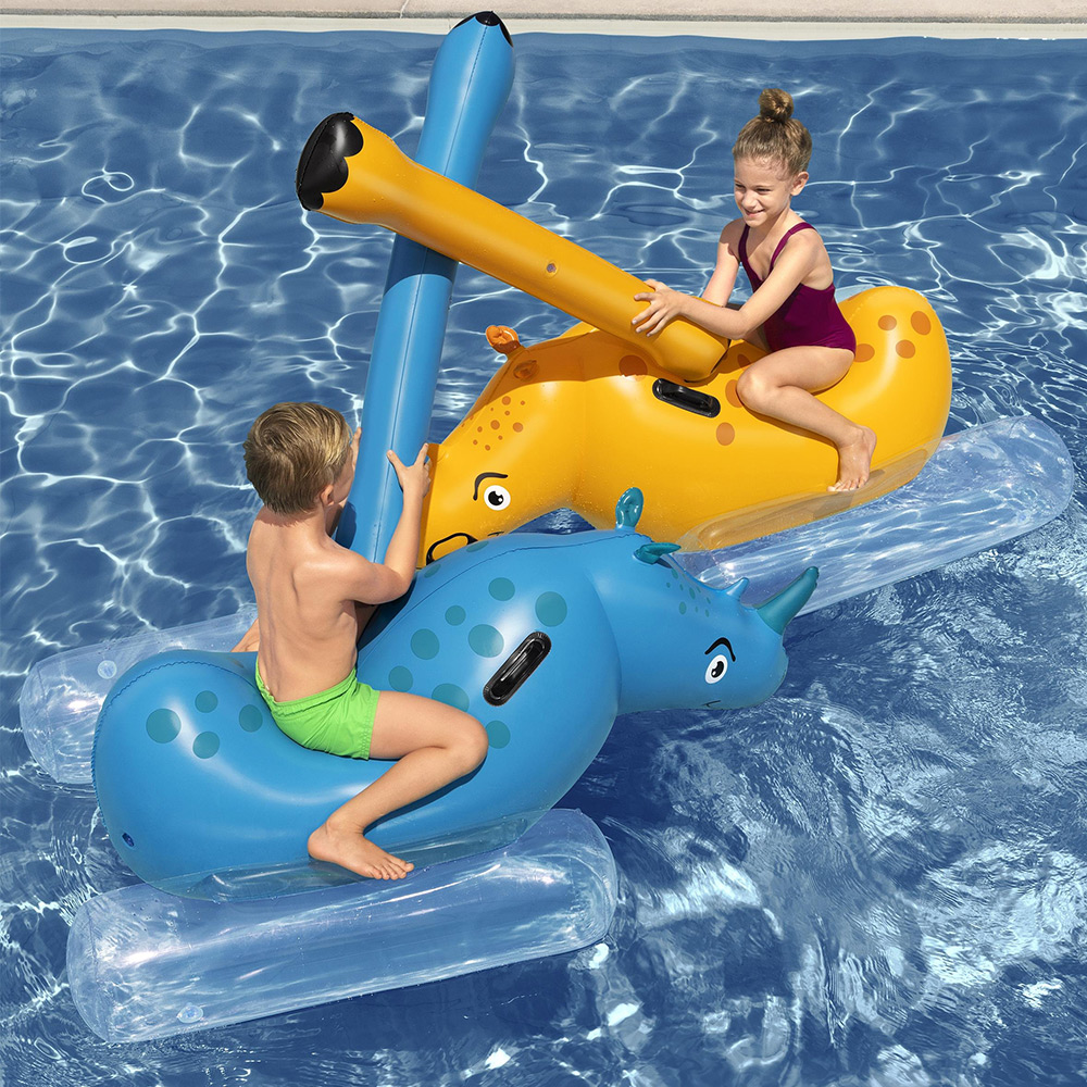 Foto 7 | Juego Inflable Infantil Para Albercas Rinoceronte Rumble