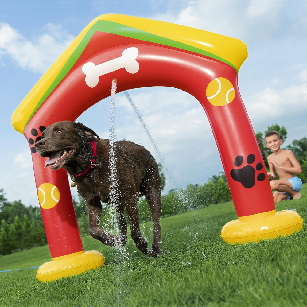 Foto 5 | Aspersor De Agua Arco Inflable Refresca Para Mascotas 127cm