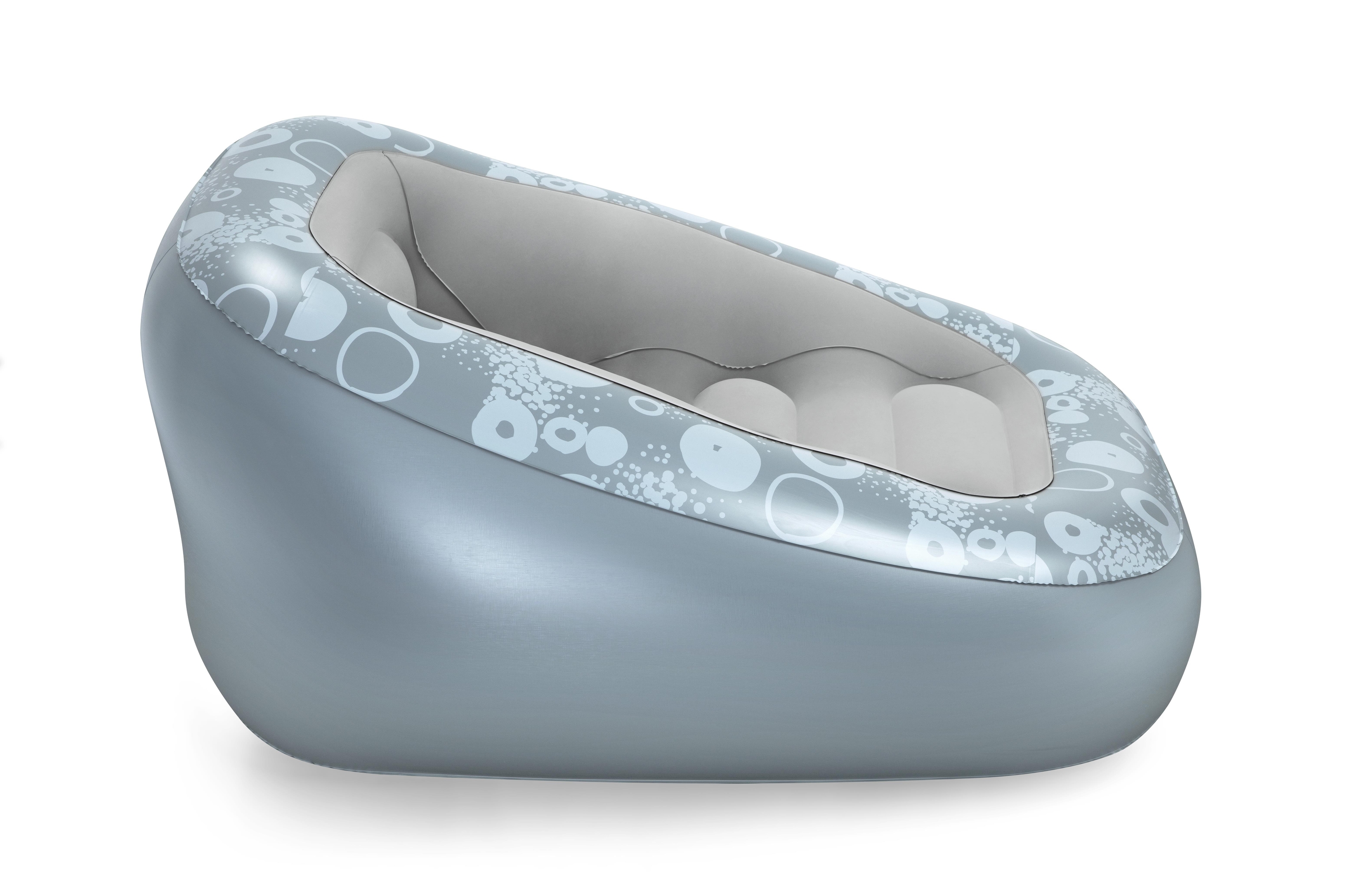 Foto 5 pulgar | Sillon Inflable 1.52x1.27x.76cm Plata