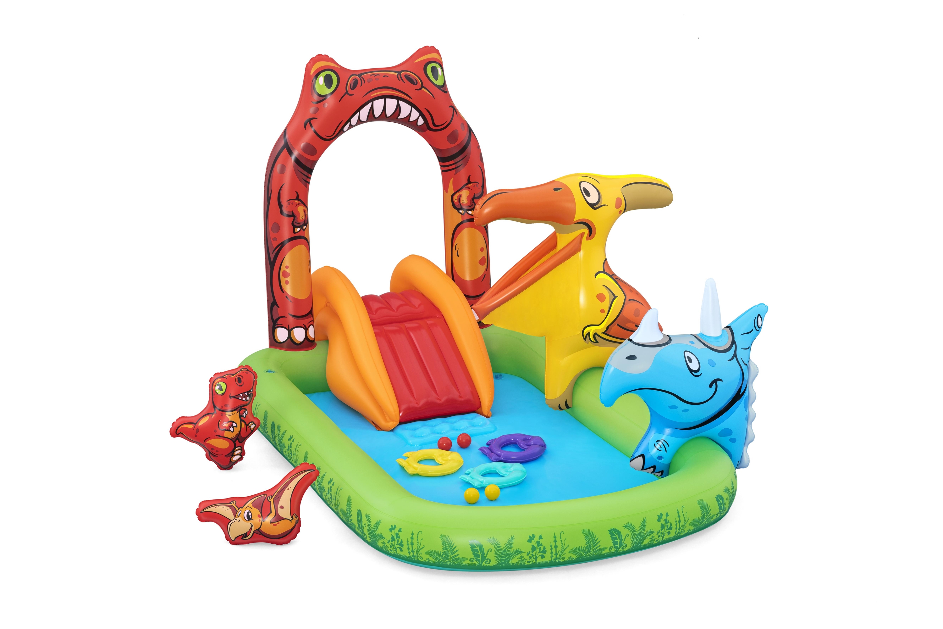 Centro De Juegos 711 X 55 X 54/2.41m X 1.40m X 1.37m Jurassic Splash Play Center Garantia 15 Dias  Por Defecto De Fabri