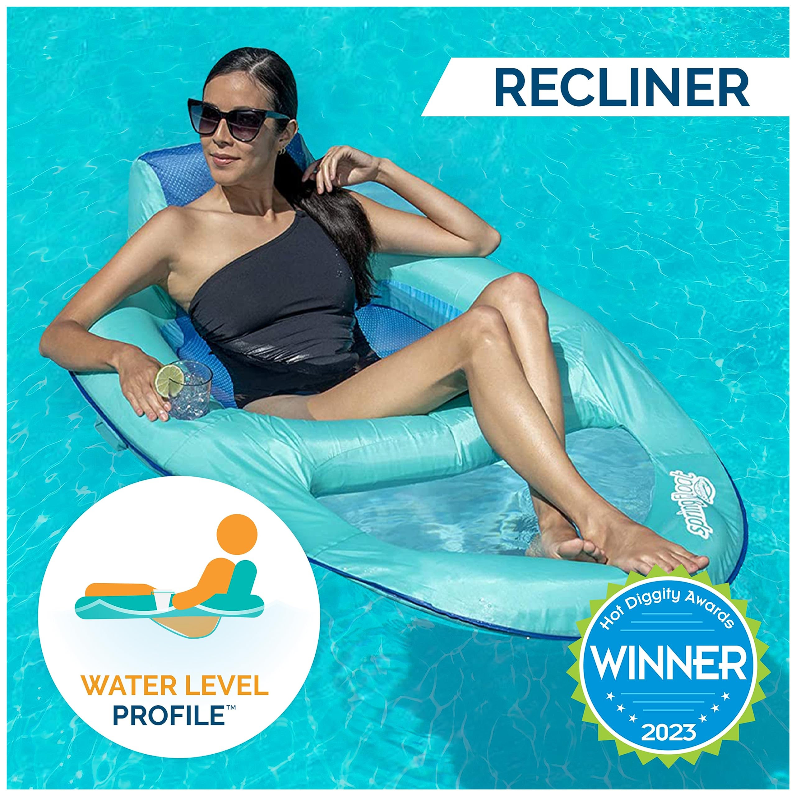 Foto 4 | Silla Reclinable Inflable para Piscina Swimways Spring Float - Venta Internacional