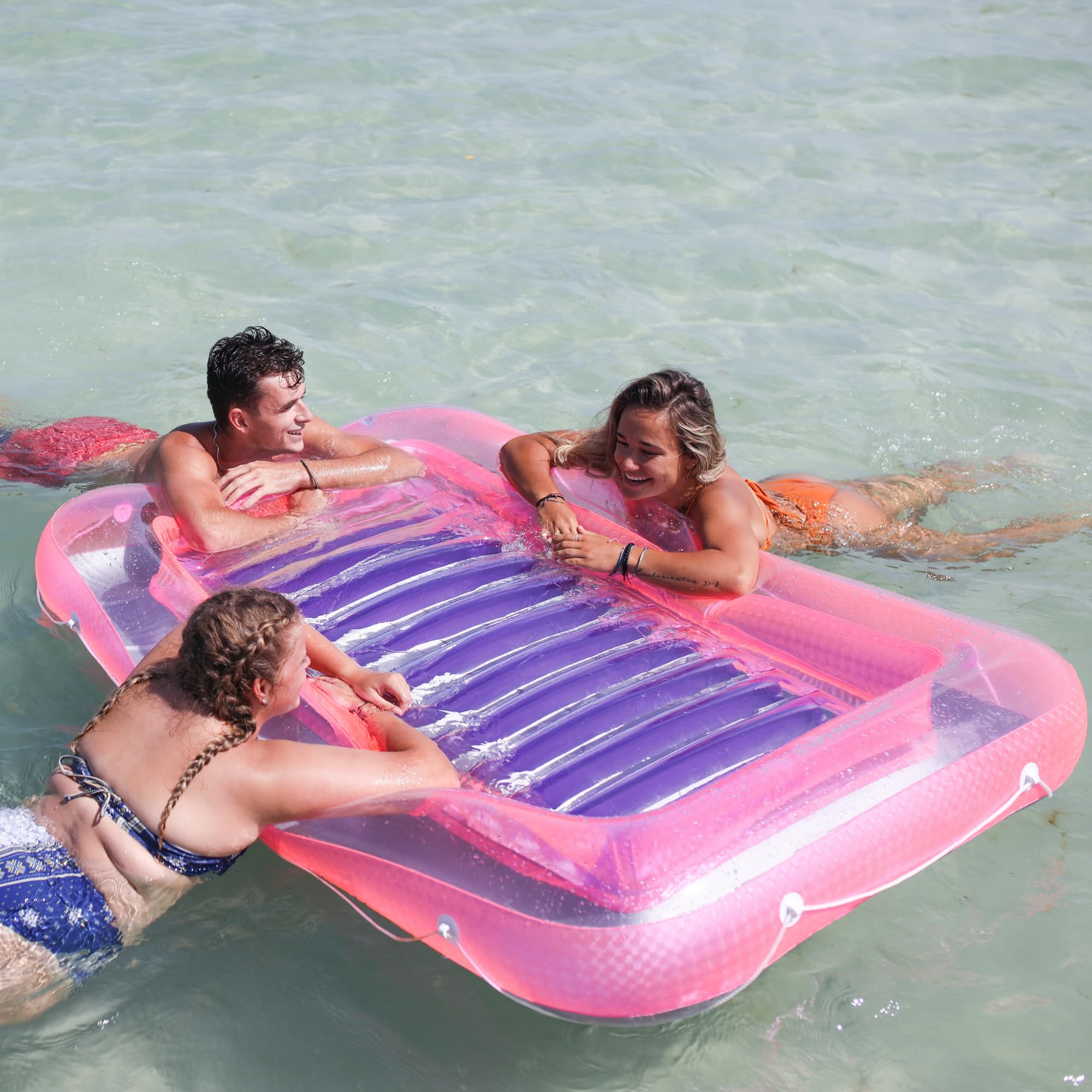 Foto 8 pulgar | Tina Inflable Swimline Rosa 70x46x20 Cm - Venta Internacional