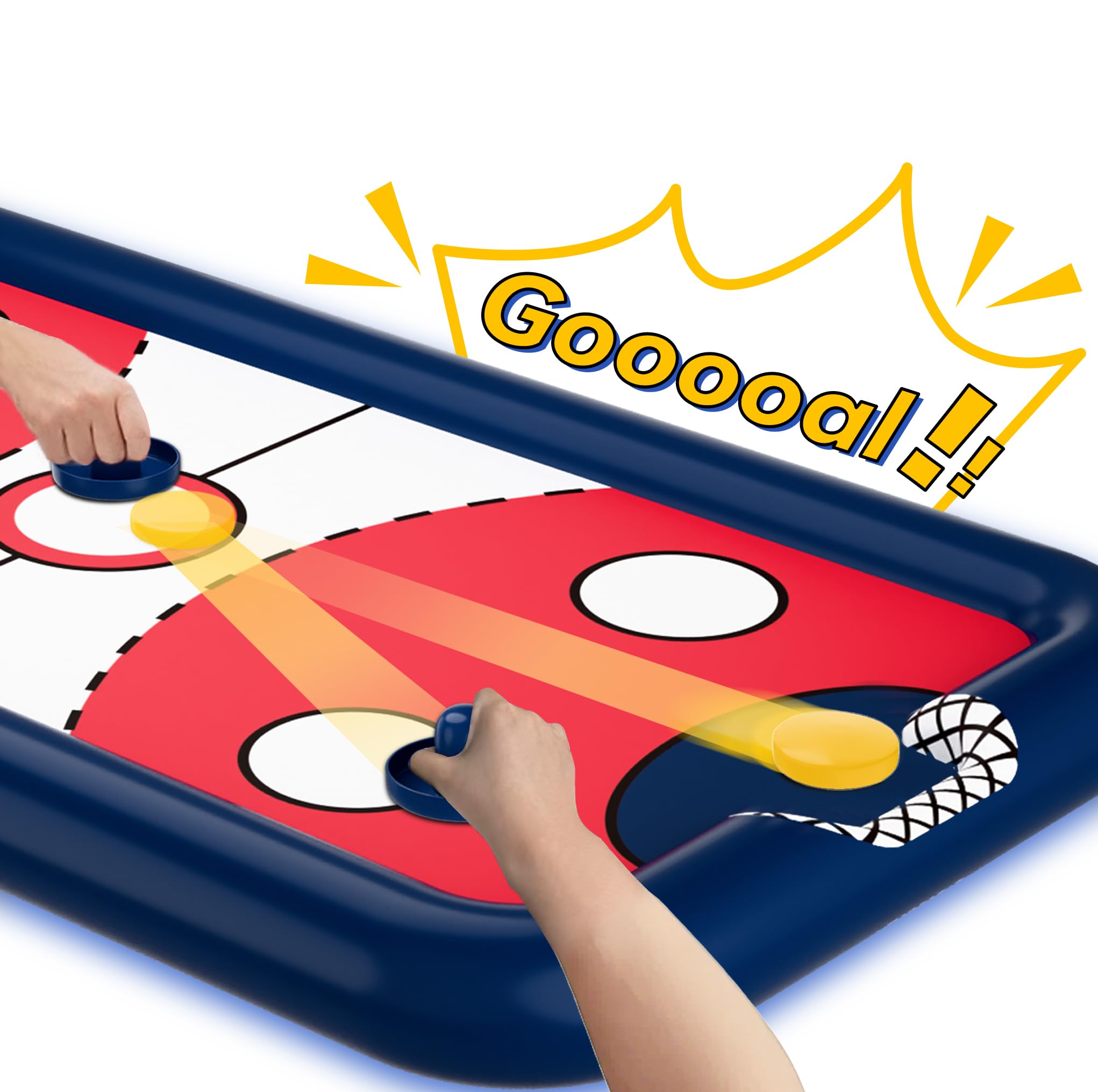 Foto 4 | Juego De Hockey Pool Wave Iplay Ilearn Inflable Para Niños - Venta Internacional.