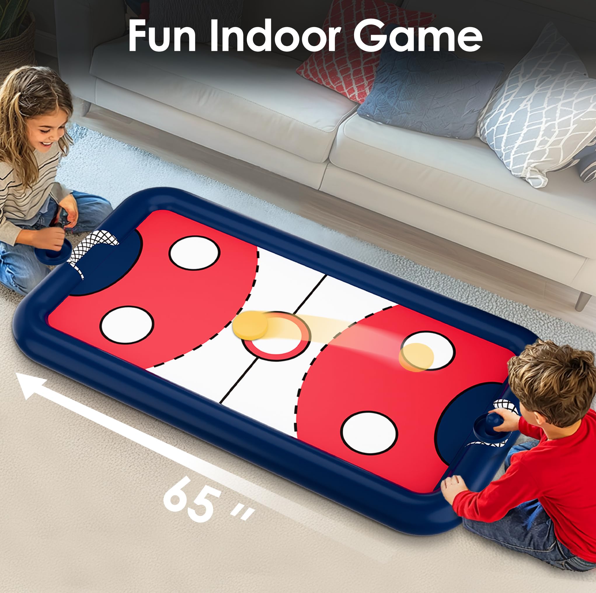Foto 5 | Juego De Hockey Pool Wave Iplay Ilearn Inflable Para Niños - Venta Internacional.