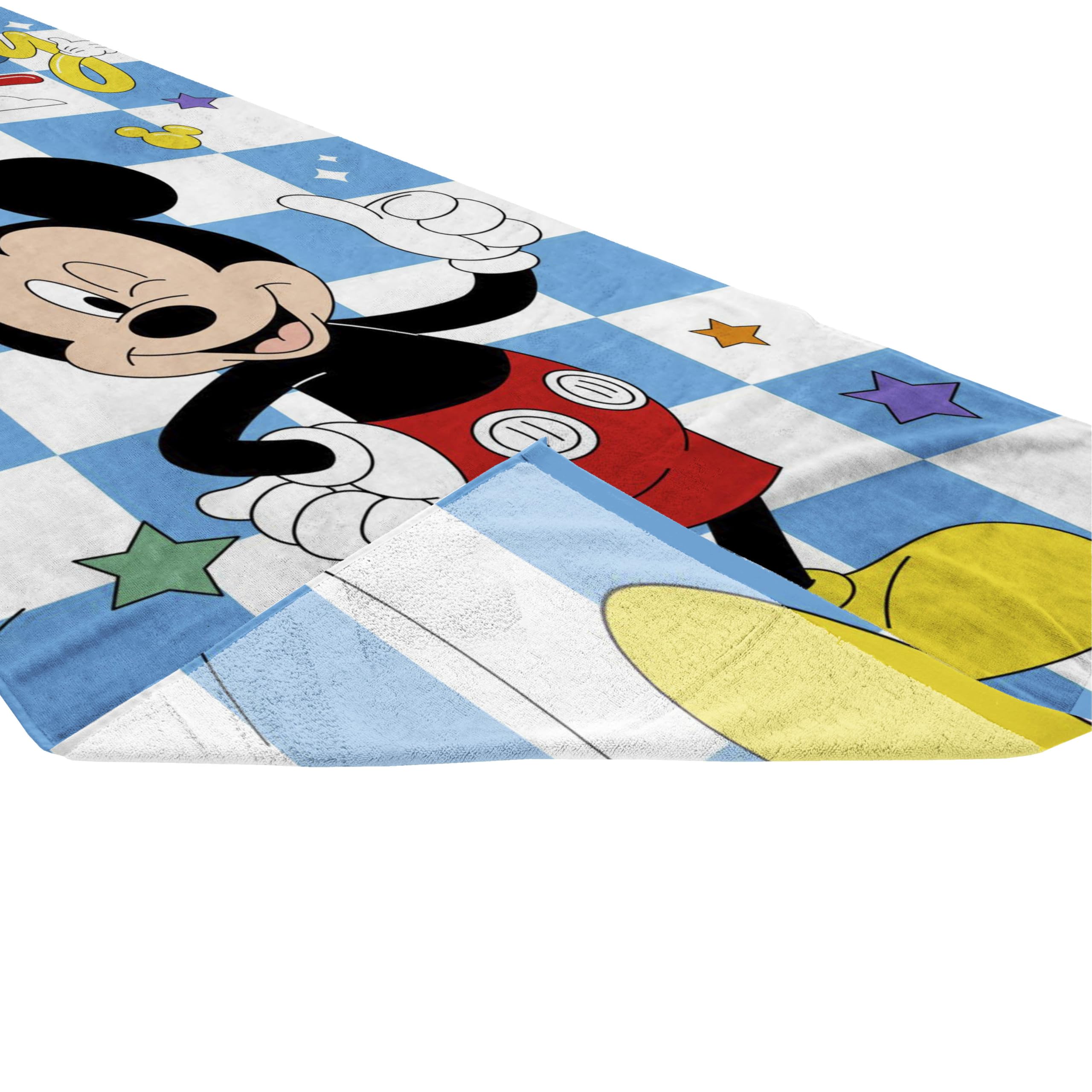 Foto 7 pulgar | Toalla De Playa Jay Franco Disney Mickey Mouse A Cuadros Para Niños - Venta Internacional.