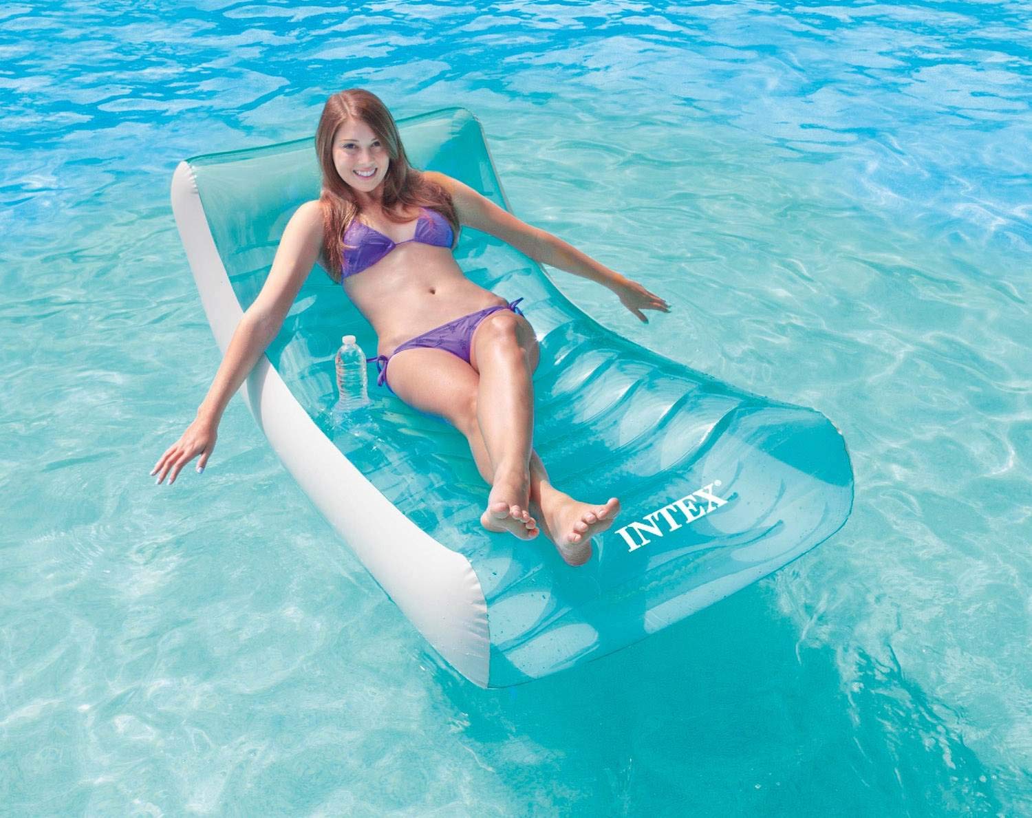 Foto 4 pulgar | Sillón Inflable Rockin' Lounge Para Piscina Y Balsa Flotante Intex, Paquete De 2 - Venta Internacional.