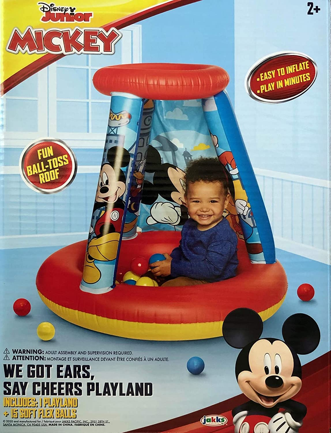 Foto 5 | Piscina de Pelotas Mickey Mouse para Niños - Venta Internacional