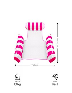Foto 3 | Inflable Para Piscina De Adulto Hamaca Flotante + Termo De Regalo Güish
