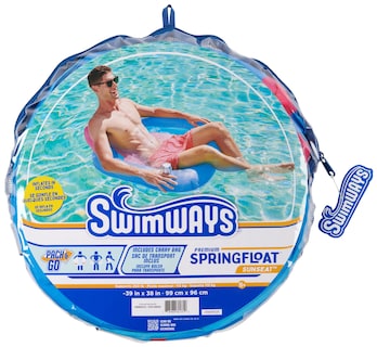 Foto 7 | Asiento Solar Pool Float Swimways Spring Float De Primera Calidad Para Adultos - Venta Internacional.