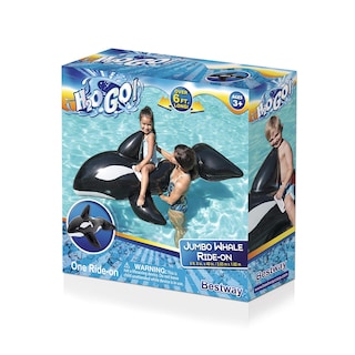 Foto 7 | Flotador Inflable Para Piscina Bestway H2ogo! Jinete De Ballenas Gigantes - Venta Internacional.