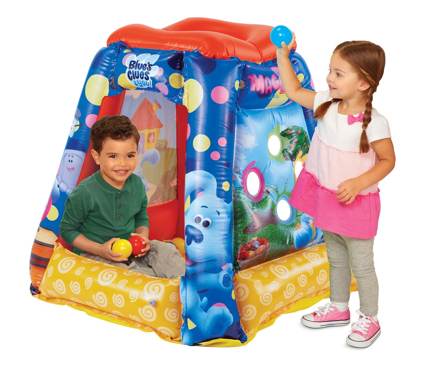 Foto 2 pulgar | ¡ball Pit Blues Te Da Pistas! Niño Inflable Con 20 Pelotas - Venta Internacional.