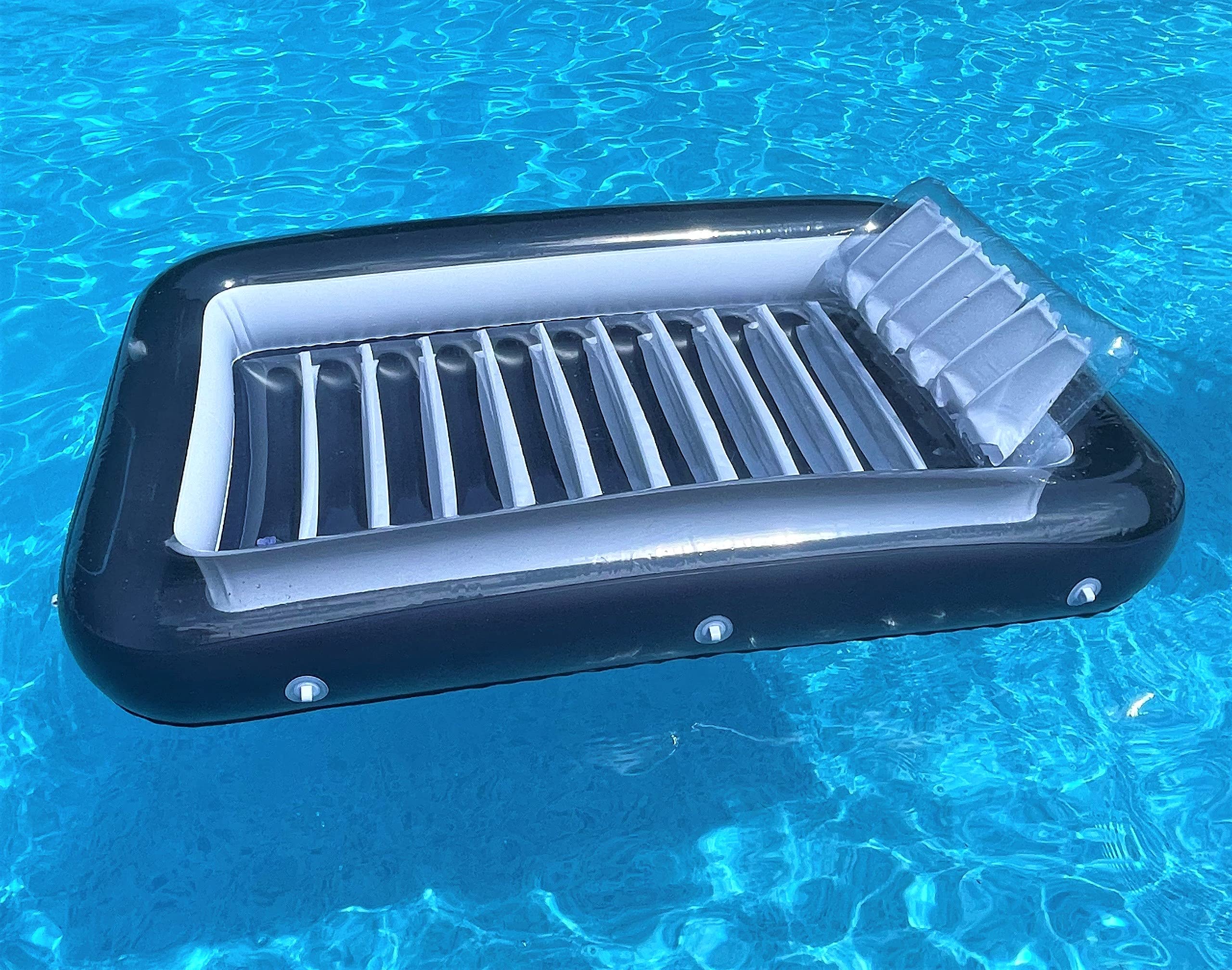 Foto 3 pulgar | Tumbona Inflable Para Bronceado Galvanox, 70 X 49 Cm, Con Almohada - Venta Internacional.