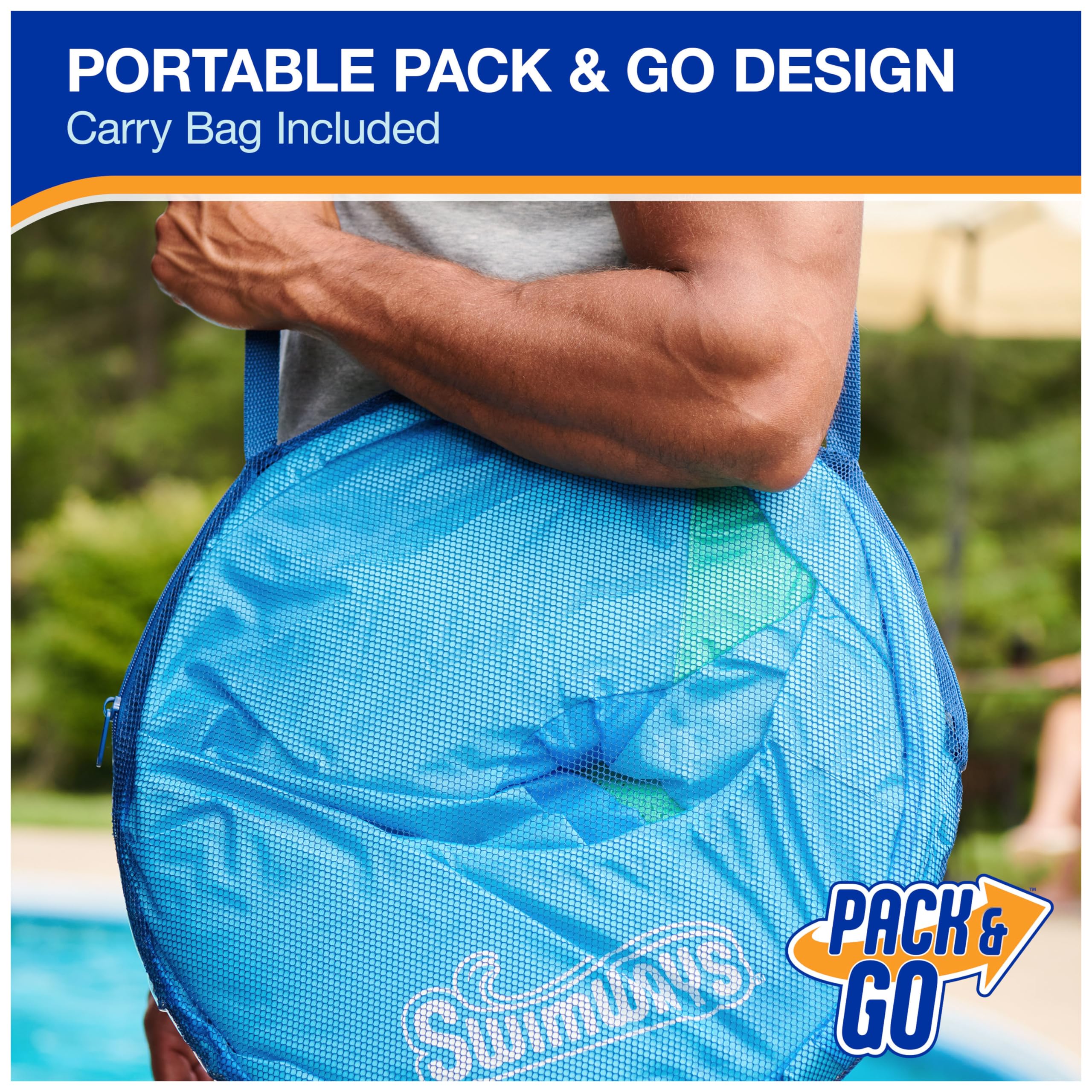 Foto 6 | Silla De Piscina Swimways Spring Float Premium Sunseat Azul Cielo - Venta Internacional.
