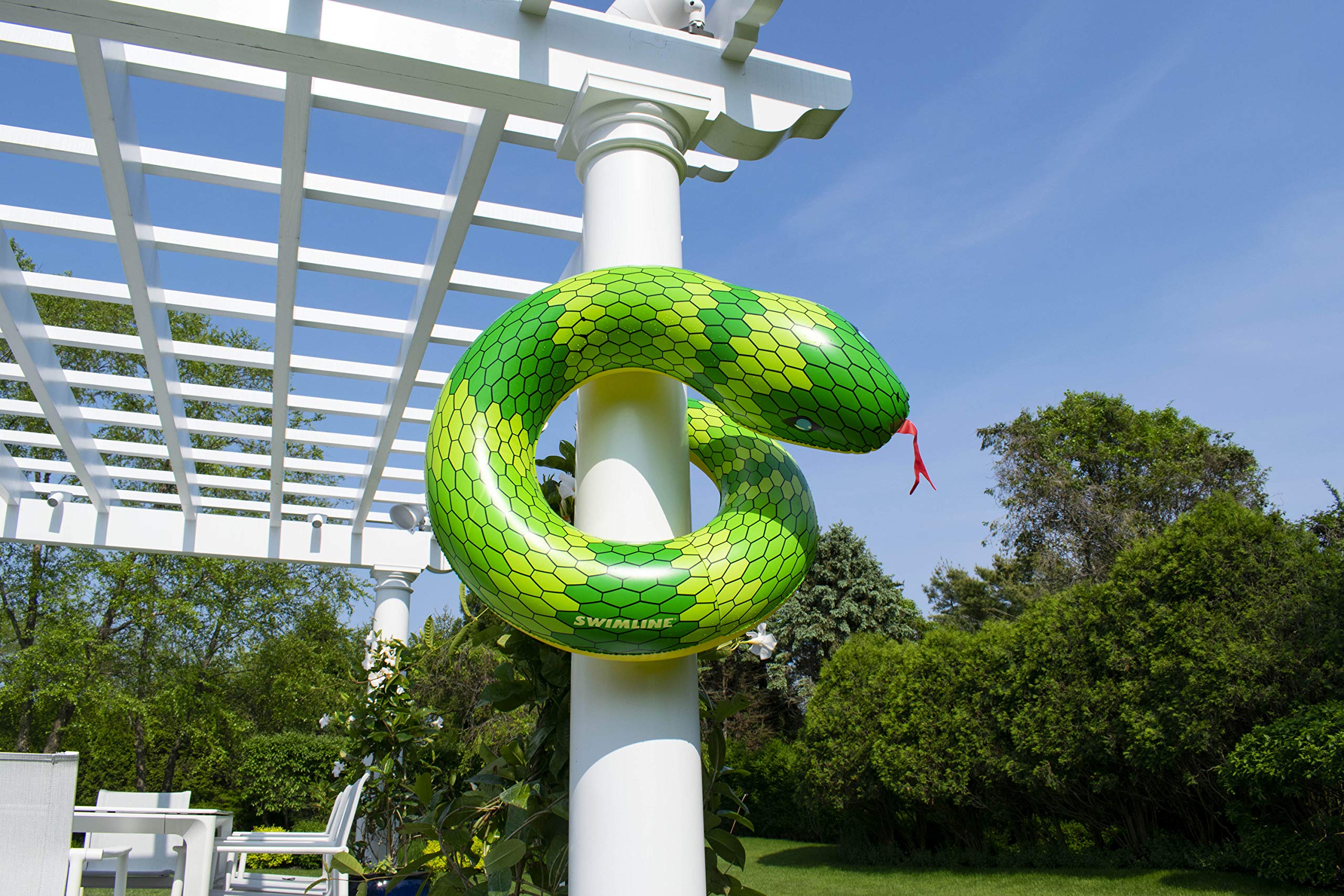 Foto 4 pulgar | Anillo Inflable Para Piscina Swimline Snake Amarillo/verde, 81 X 71 X 41 Cm - Venta Internacional.