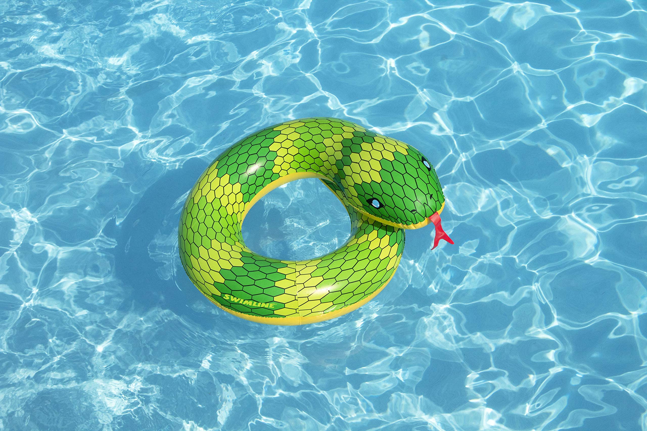 Foto 5 pulgar | Anillo Inflable Para Piscina Swimline Snake Amarillo/verde, 81 X 71 X 41 Cm - Venta Internacional.
