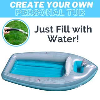 Foto 3 | Flota Para Piscina Swimline Classic Cruiser Azul/gris, 266 X 117 X 48 Cm - Venta Internacional.