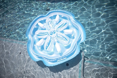 Foto 4 | Isla Inflable Para Piscina Swimline Sand Dollar Blue, 160 X 160 X 20 Cm - Venta Internacional.