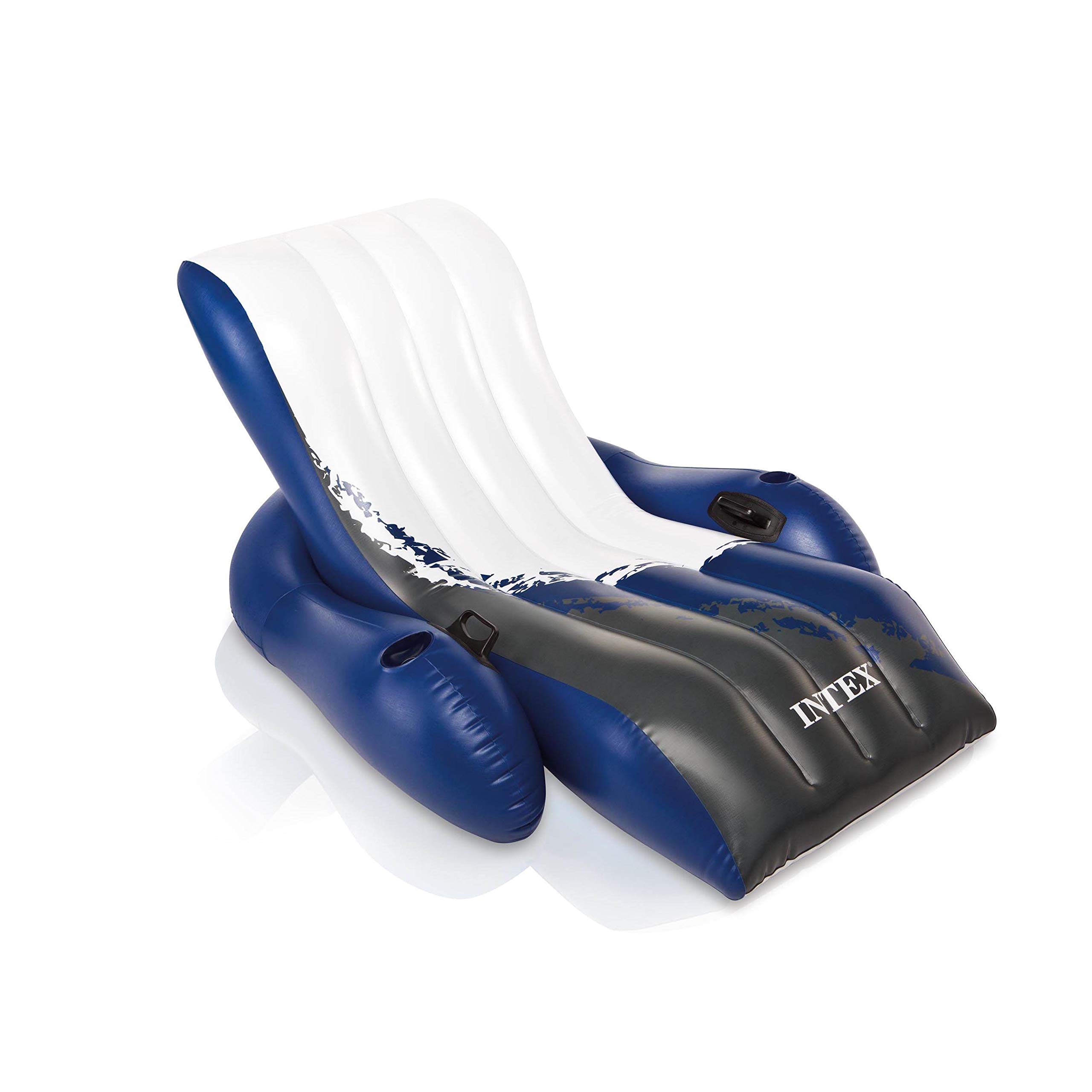 Sillón Reclinable Inflable Intex Para Salón Y Piscina Con Portavasos - Venta Internacional.
