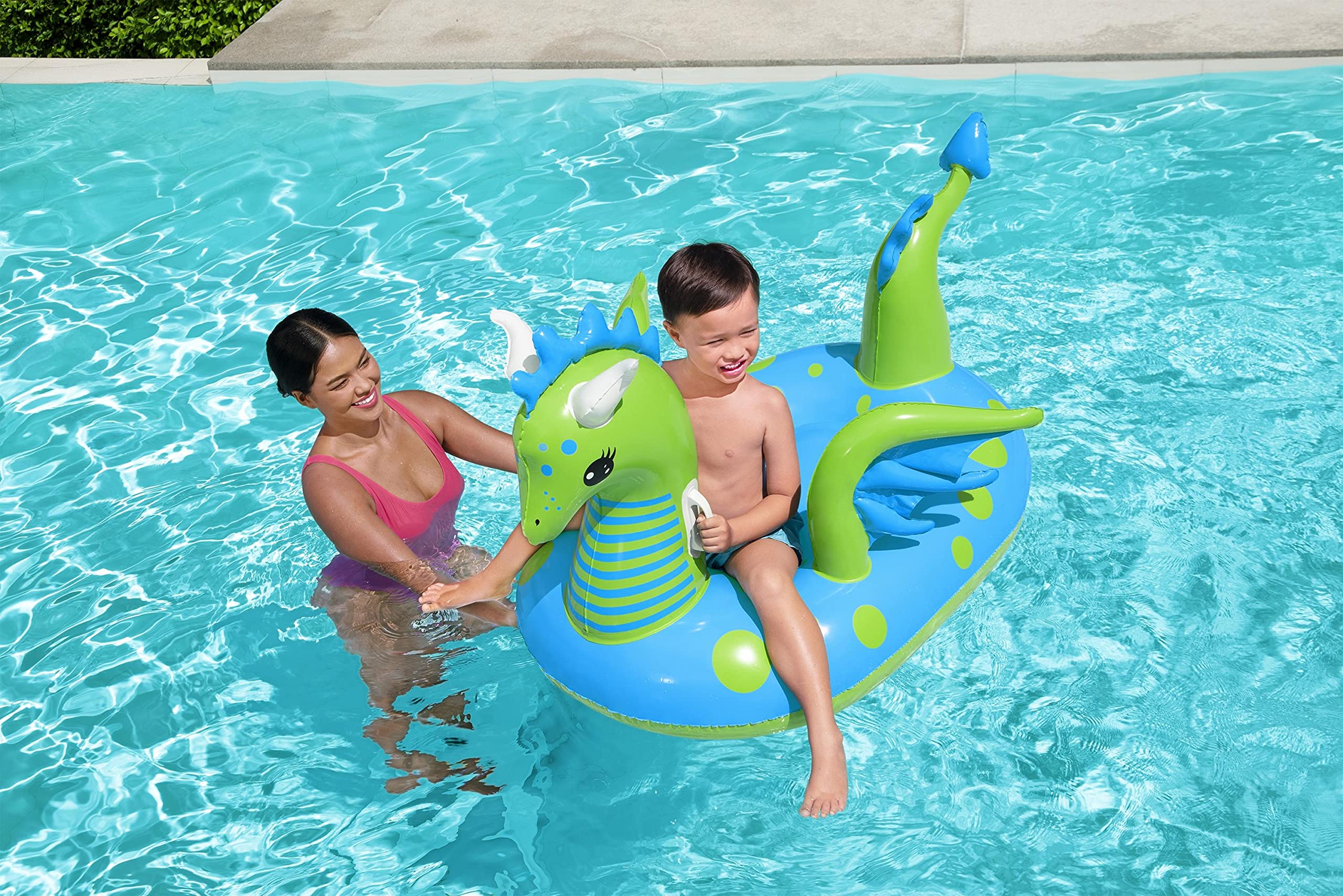 Foto 4 pulgar | Piscina Flotante Bestway H2ogo! Monta Para Niños Fantasy Dragon - Venta Internacional.