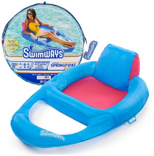 Foto 1 | Tumbona De Piscina Swimways Spring Float Premium, Reclinable Para Adultos - Venta Internacional.