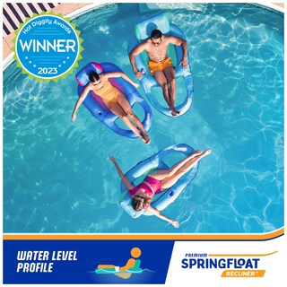Foto 5 | Tumbona De Piscina Swimways Spring Float Premium, Reclinable Para Adultos - Venta Internacional.