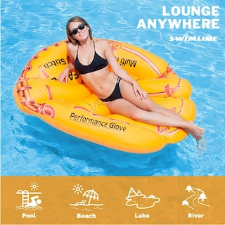 Foto 3 | Guante De Béisbol Hinchable Pool Float Swimline Giant, Color Marrón - Venta Internacional.